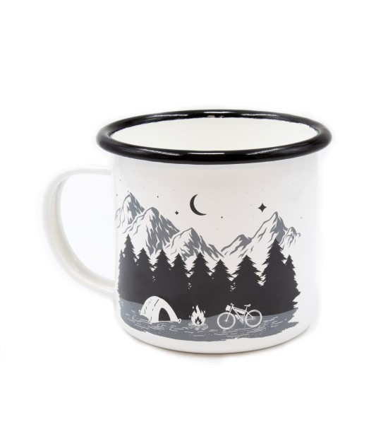 JRC Enamel kubek bikepackingowy 350ml Biały