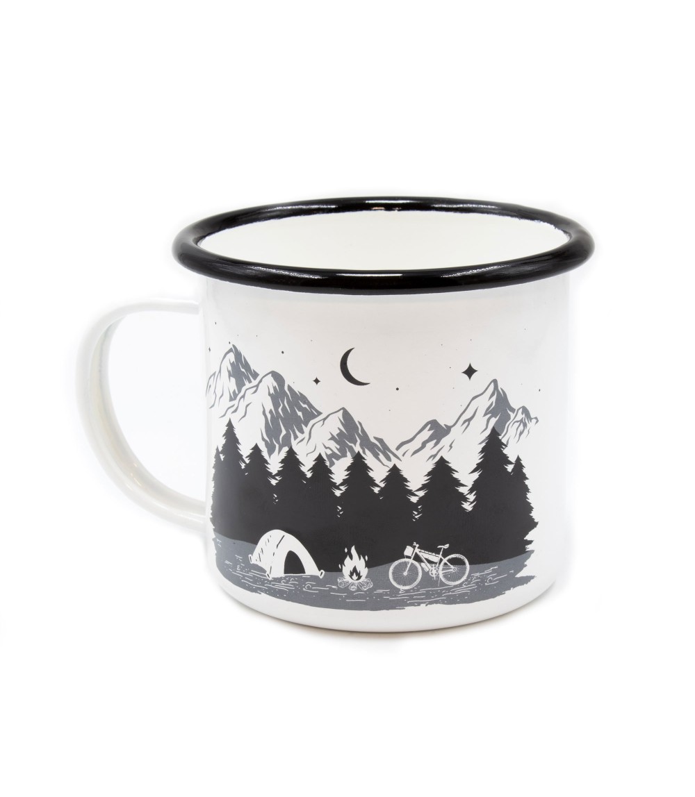 JRC Enamel kubek bikepackingowy 350ml Biały