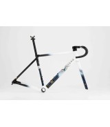 CHAPTER2 RIRA FRAMESET(DISC BRAKE), COL#01 WHITE FADE W/SWIRLS, LARGE