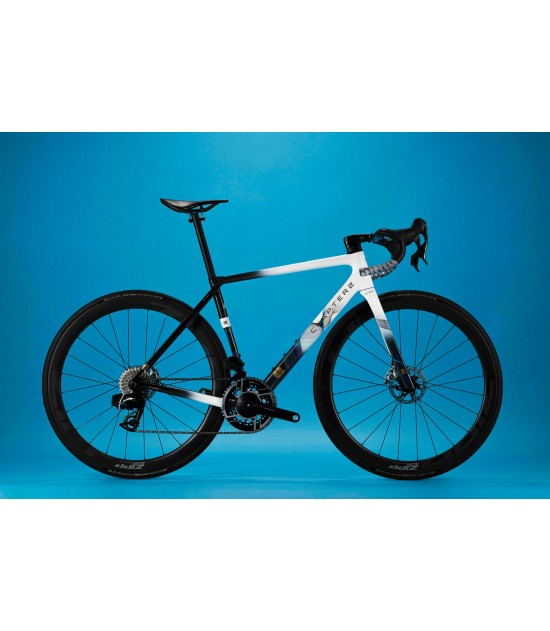 CHAPTER2 RIRA FRAMESET(DISC BRAKE), COL#01 WHITE FADE W/SWIRLS, LARGE