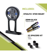 JRC Uchwyt Premium Stealth+ do licznika Wahoo - Oil Slick