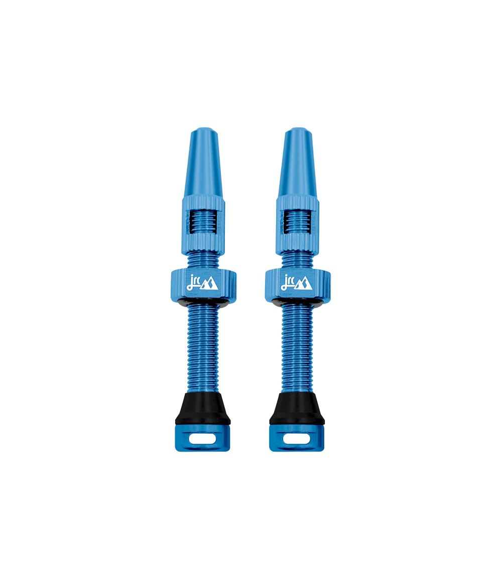 JRC Aluminiowe wentyle tubeless 2.0 | 2 szt. | 44mm | Niebieski