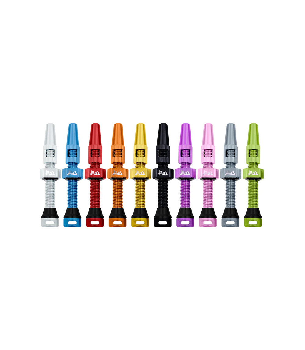 JRC Aluminiowe wentyle tubeless 2.0 | 2 szt. | 44mm | Niebieski