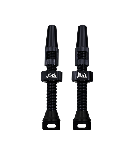 JRC Aluminiowe wentyle tubeless 2.0 | 2 szt. | 44mm | Czarny