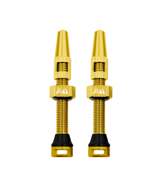 JRC Aluminiowe wentyle tubeless 2.0 | 2 szt. | 44mm | Złoty