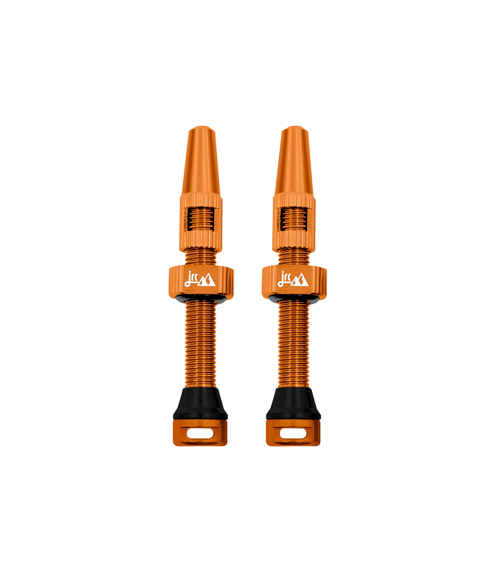 JRC Aluminiowe wentyle tubeless 2.0 | 2 szt. | 44mm | Pomarańczowy