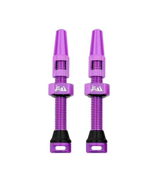 JRC Aluminiowe wentyle tubeless 2.0 | 2 szt. | 44mm | Fioletowy