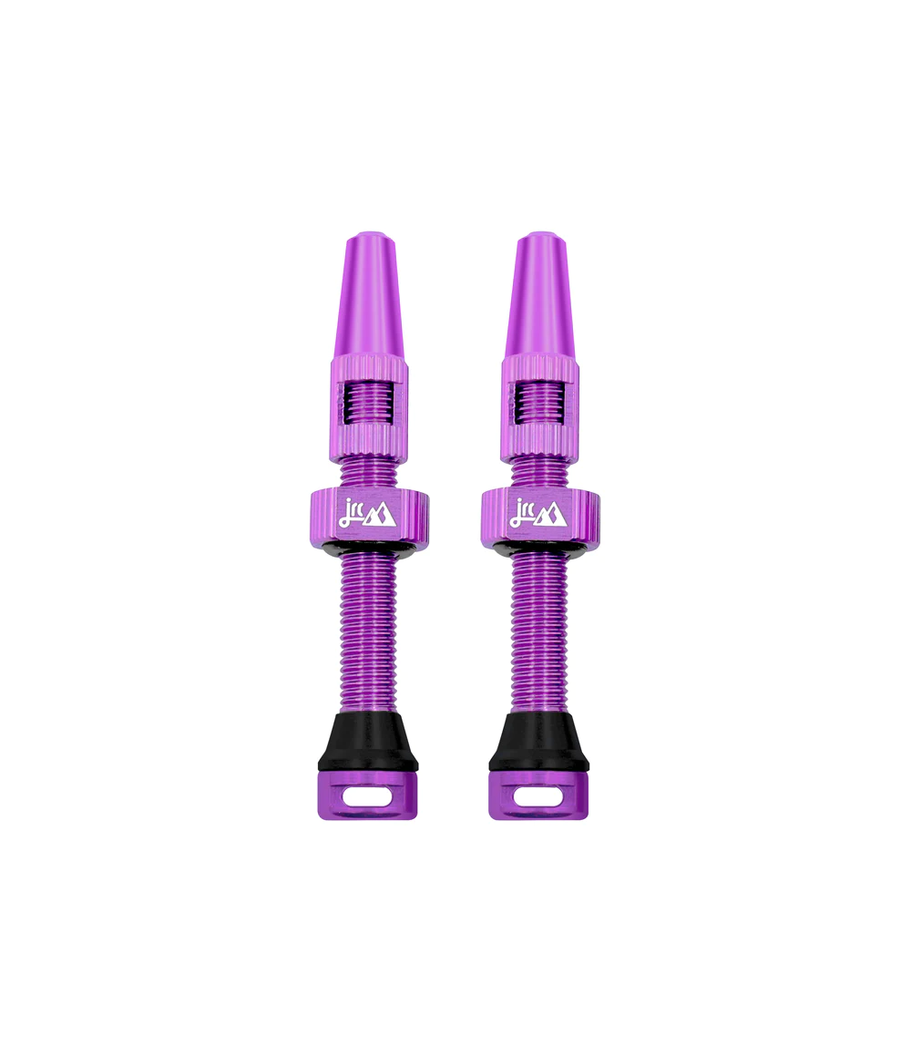 JRC Aluminiowe wentyle tubeless 2.0 | 2 szt. | 44mm | Fioletowy