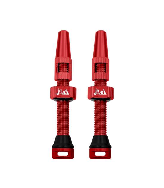 JRC Aluminiowe wentyle tubeless 2.0 | 2 szt. | 44mm | Czerwony
