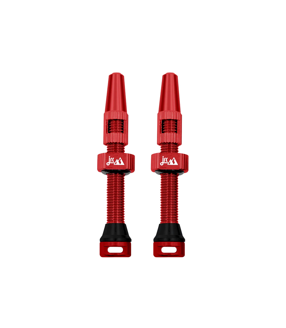 JRC Aluminiowe wentyle tubeless 2.0 | 2 szt. | 44mm | Czerwony
