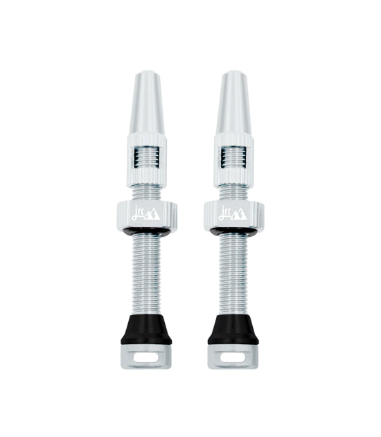 JRC Aluminiowe wentyle tubeless 2.0 | 2 szt. | 44mm | Srebrny
