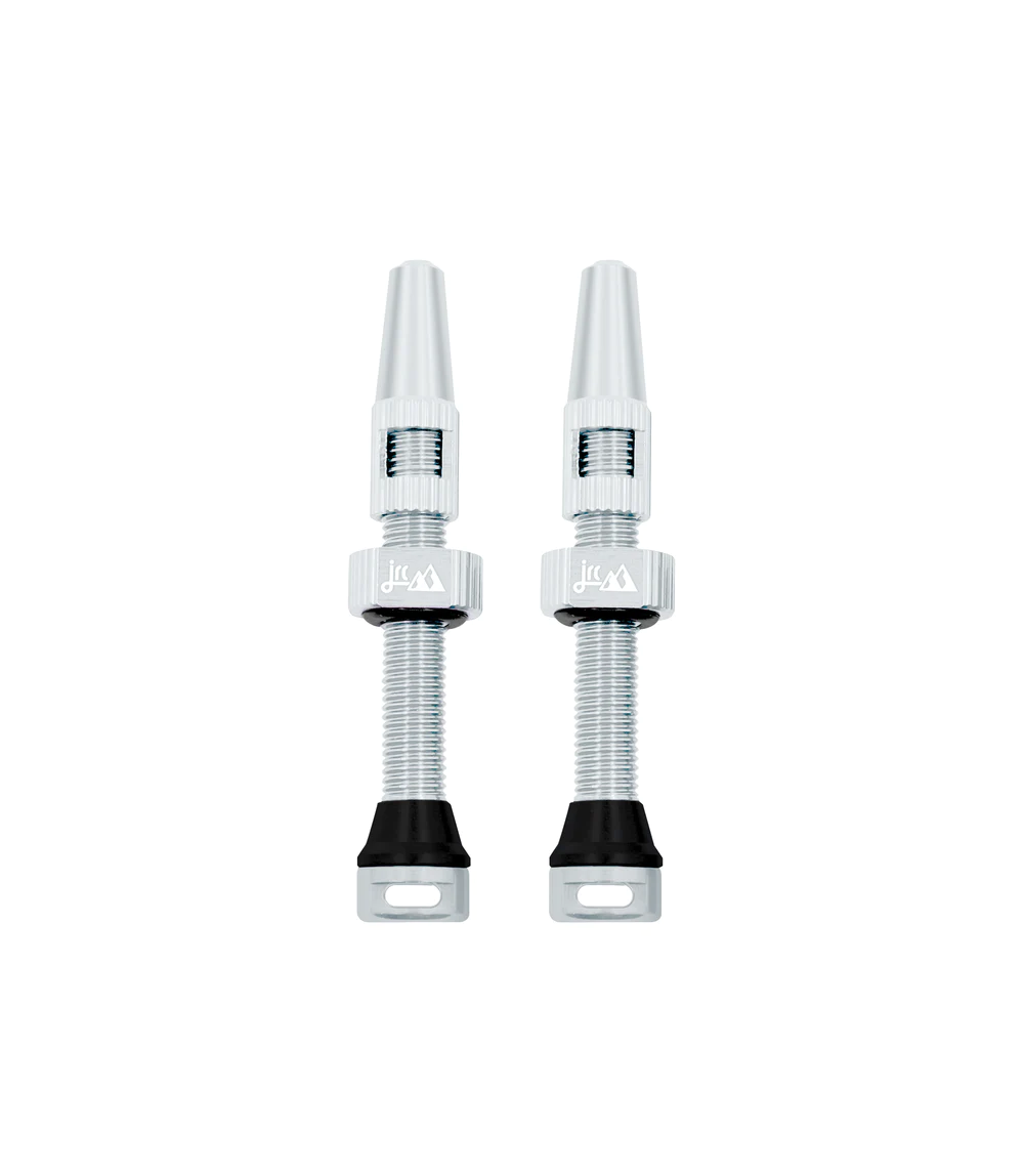 JRC Aluminiowe wentyle tubeless 2.0 | 2 szt. | 44mm | Srebrny