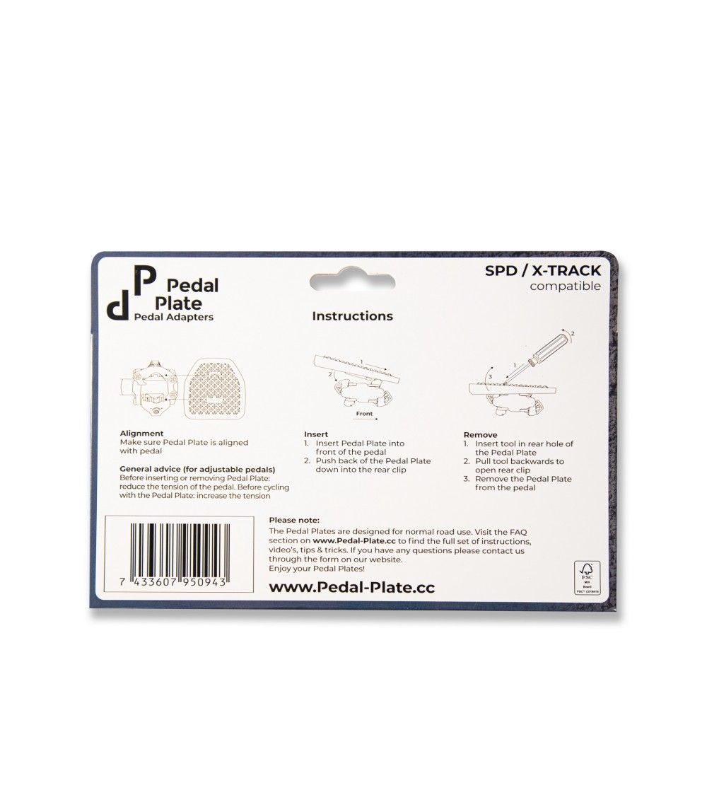 Pedal Plate 2.0 - Nakładki na pedały MTB Shimano SPD / Look X-Track