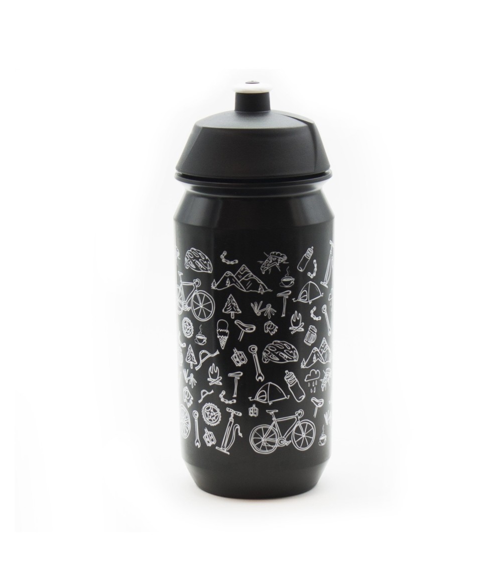 JRC Bidon Doodle Print 500ml Czarny