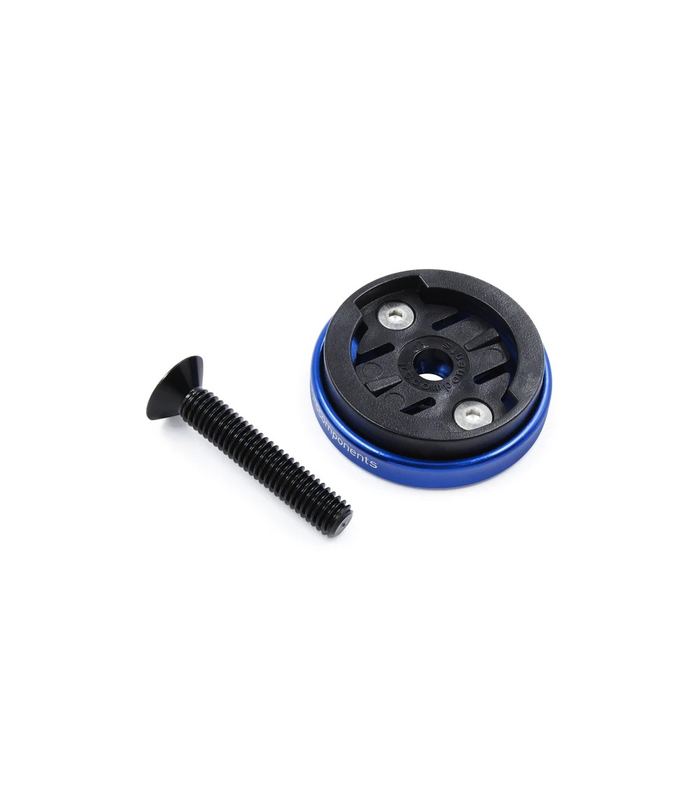 JRC Enkei Mocowanie licznika Top Cap | Garmin Niebieski