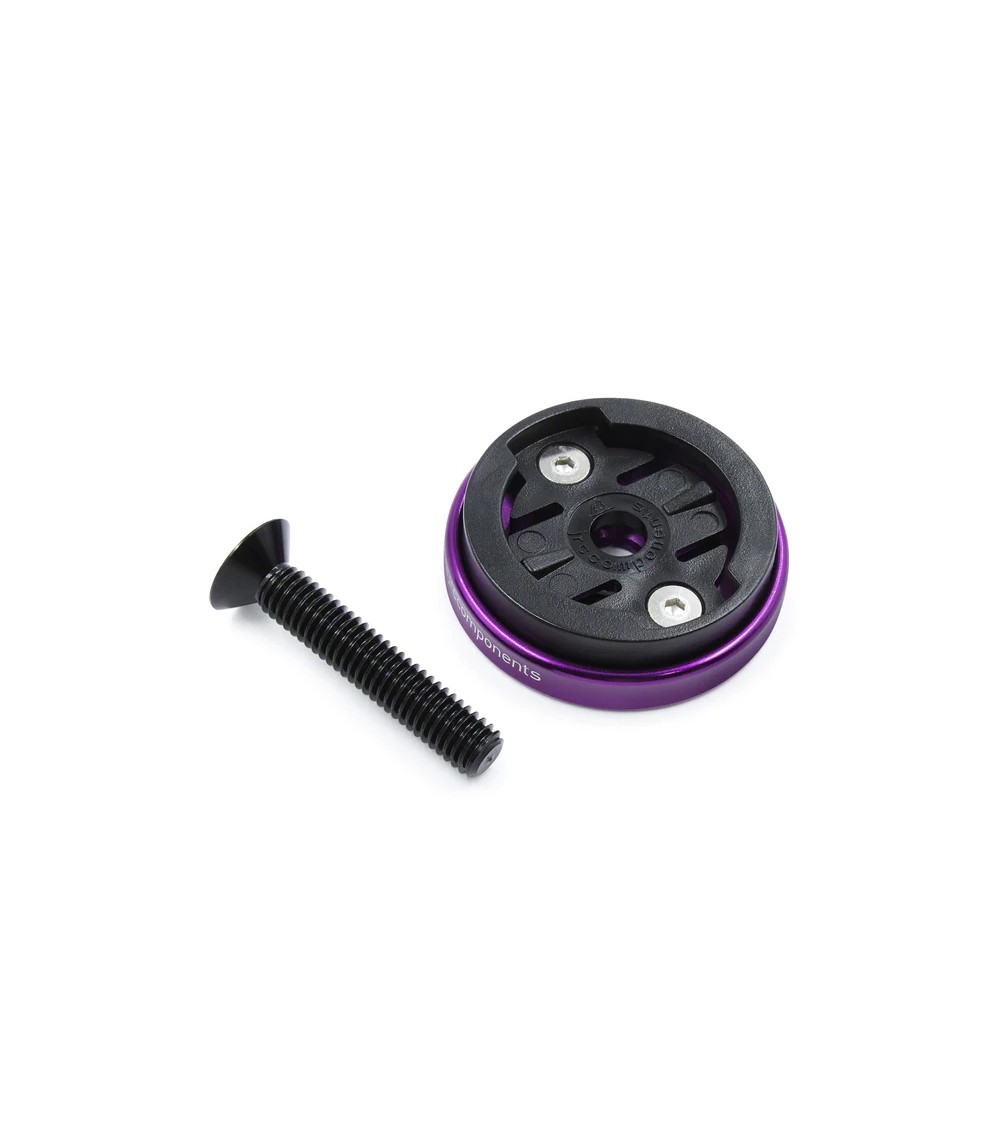 JRC Enkei Mocowanie licznika Top Cap | Garmin Fioletowy