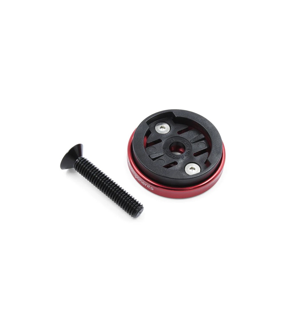 JRC Enkei Mocowanie licznika Top Cap | Garmin Czerwony