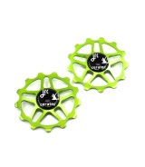JRC Ceramiczne kółka przerzutki 13T Shimano MTB 12 speed Zielony Acid