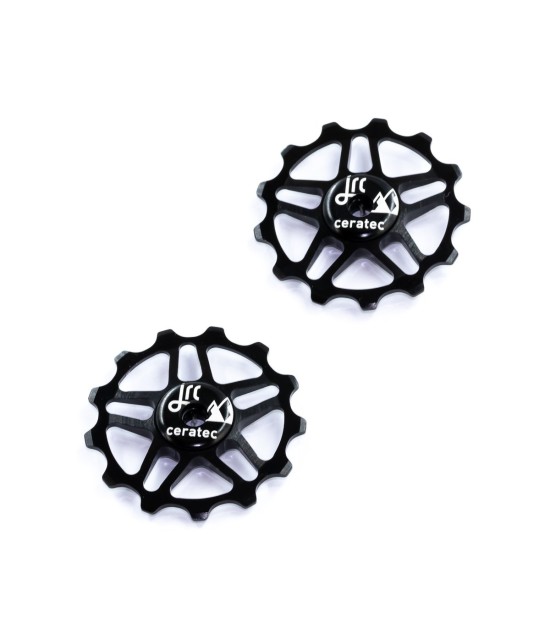 JRC Ceramiczne kółka przerzutki 13T Shimano MTB 12 speed Czarny