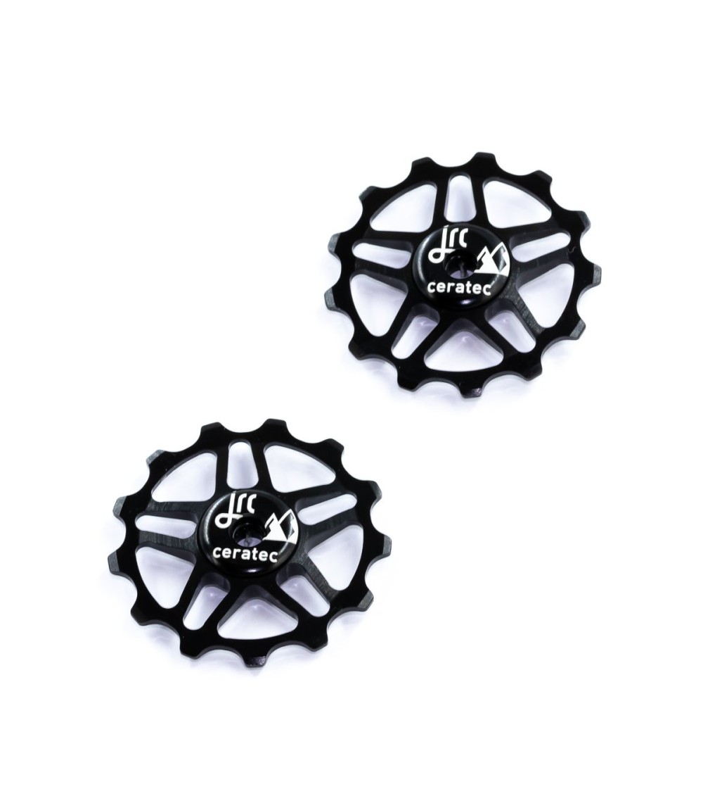 JRC Ceramiczne kółka przerzutki 13T Shimano MTB 12 speed Czarny