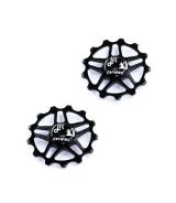 JRC Ceramiczne kółka przerzutki 13T Shimano MTB 12 speed Czarny