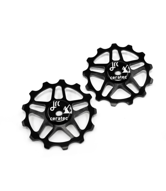 JRC Ceramiczne kółka przerzutki 13T Shimano MTB 12 speed Czarny