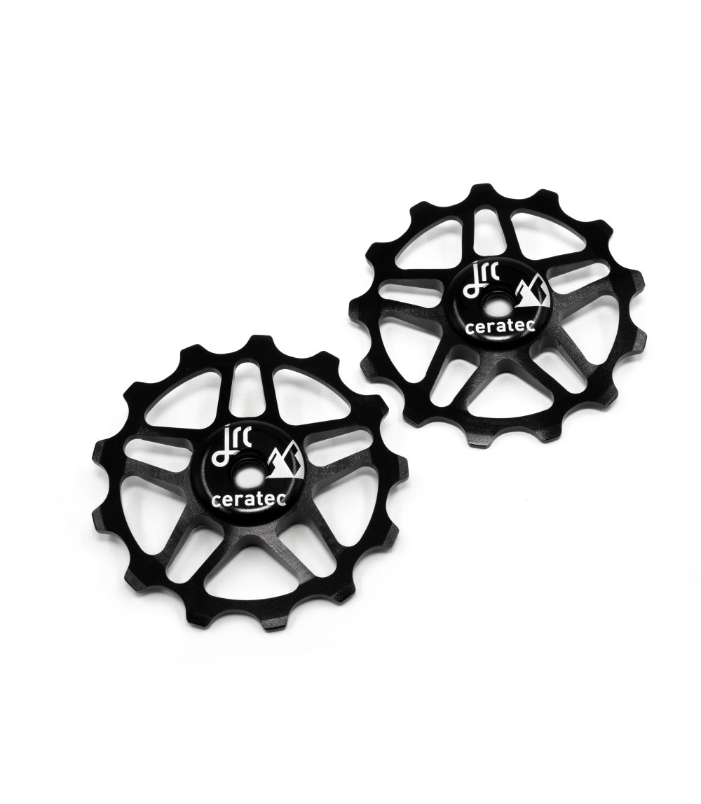 JRC Ceramiczne kółka przerzutki 13T Shimano MTB 12 speed Czarny