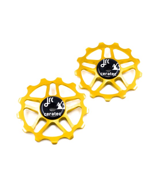 JRC Ceramiczne kółka przerzutki 13T Shimano MTB 12 speed Złoty