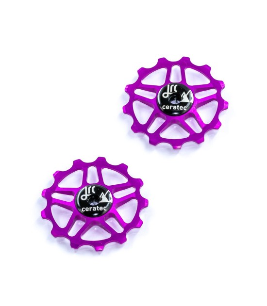 JRC Ceramiczne kółka przerzutki 13T Shimano MTB 12 speed Fioletowy