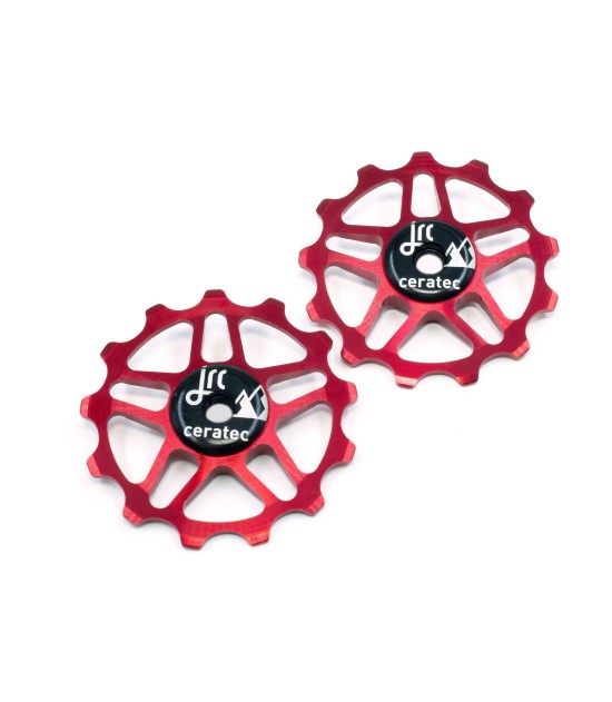 JRC Ceramiczne kółka przerzutki 13T Shimano MTB 12 speed Czerwony