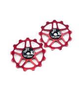 JRC Ceramiczne kółka przerzutki 13T Shimano MTB 12 speed Czerwony