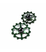 JRC Ceramiczne kółka przerzutki 14/12T SRAM Eagle Zielony Racing