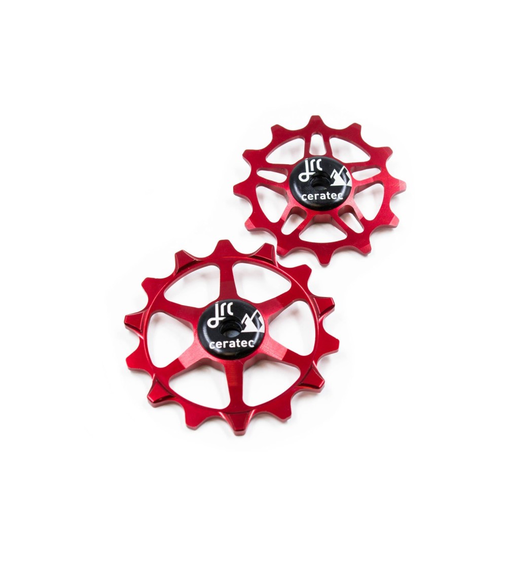 JRC Ceramiczne kółka przerzutki 14/12T SRAM Eagle Czerwony