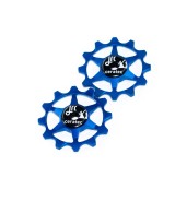 JRC Ceramiczne kółka przerzutki Narrow Wide 12T Niebieski