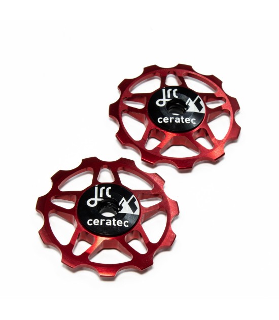 JRC Ceramiczne kółka przerzutki 11T Czerwony