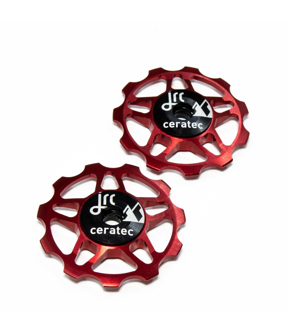 JRC Ceramiczne kółka przerzutki 11T Czerwony