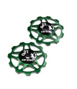 JRC Ceramiczne kółka przerzutki 11T Zielony Racing