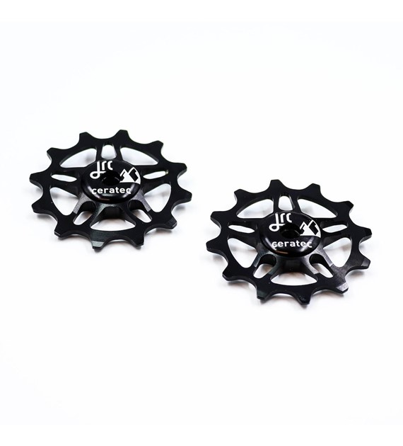 JRC Ceramiczne kółka przerzutki 12T SRAM Force / Red AXS Czarny