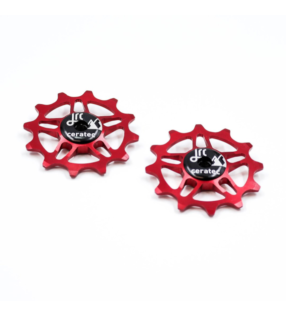 JRC Ceramiczne kółka przerzutki 12T SRAM Force / Red AXS Czerwony