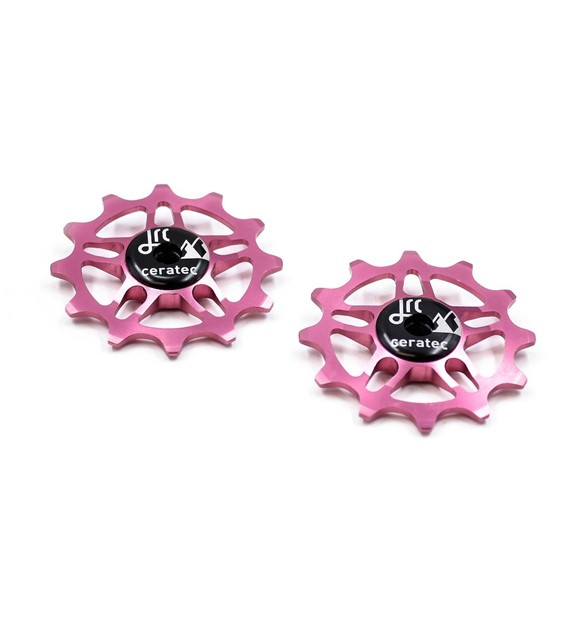 JRC Ceramiczne kółka przerzutki 12T SRAM Force / Red AXS Różowy