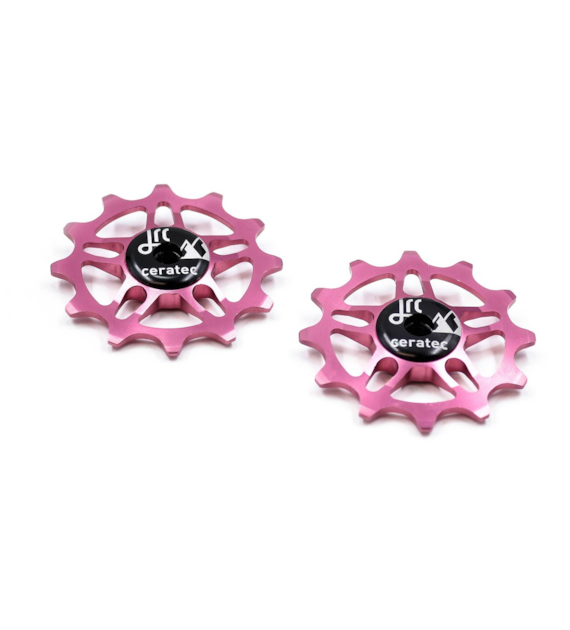 JRC Ceramiczne kółka przerzutki 12T SRAM Force / Red AXS Różowy