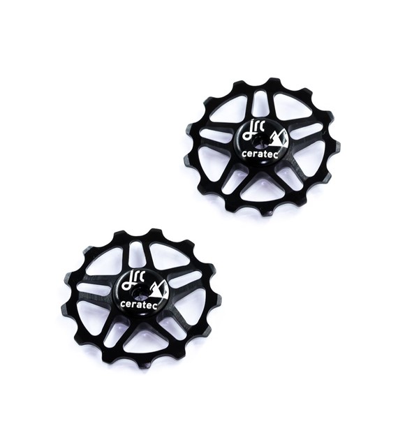 JRC Ceramiczne kółka przerzutki 13T Shimano MTB 12 speed Czarny