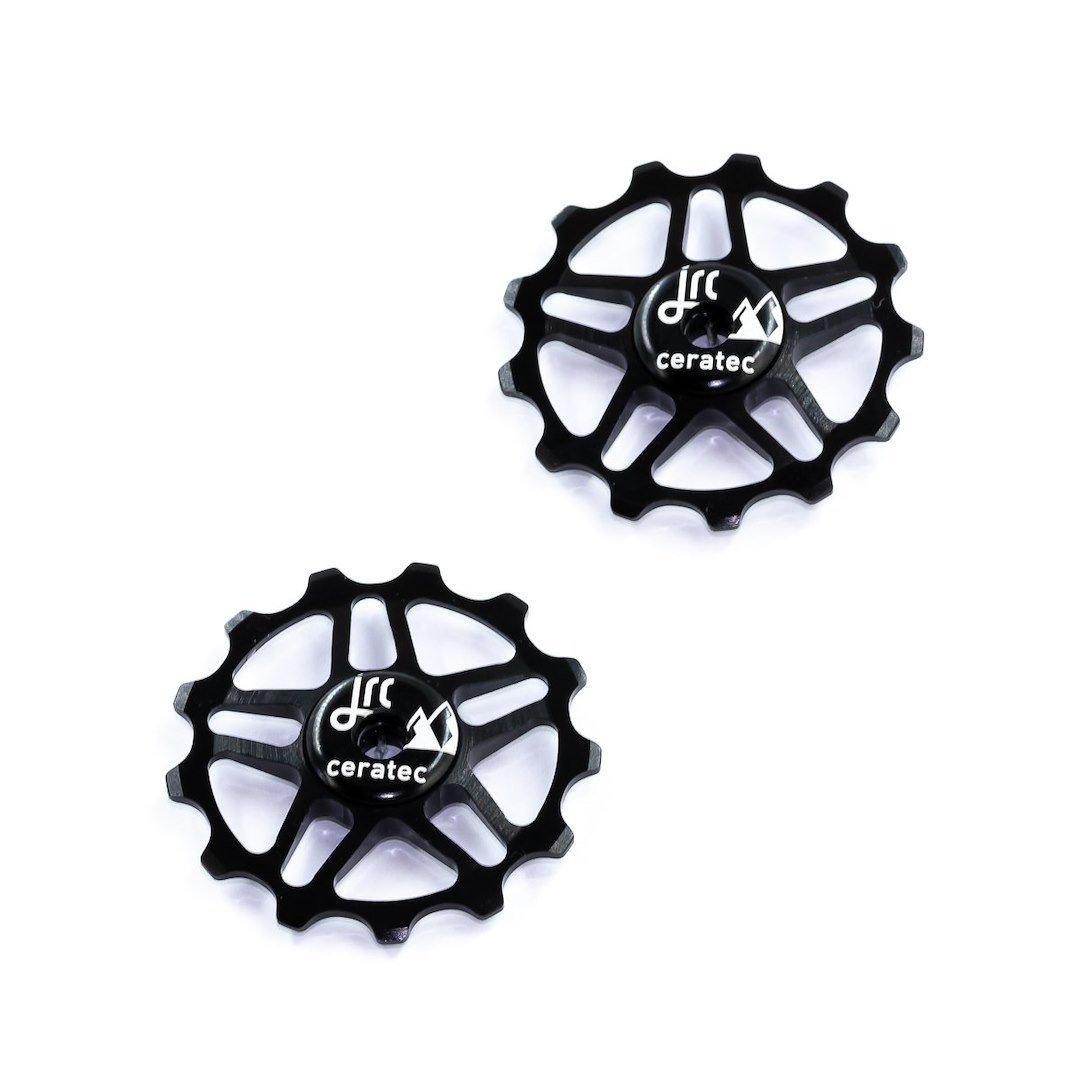 JRC Ceramiczne kółka przerzutki 13T Shimano MTB 12 speed Czarny