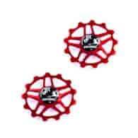 JRC Ceramiczne kółka przerzutki 13T Shimano MTB 12 speed Czerwony