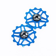 JRC Ceramiczne kółka przerzutki 13T Shimano MTB 12 speed Niebieski