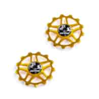 JRC Ceramiczne kółka przerzutki 13T Shimano MTB 12 speed Złoty