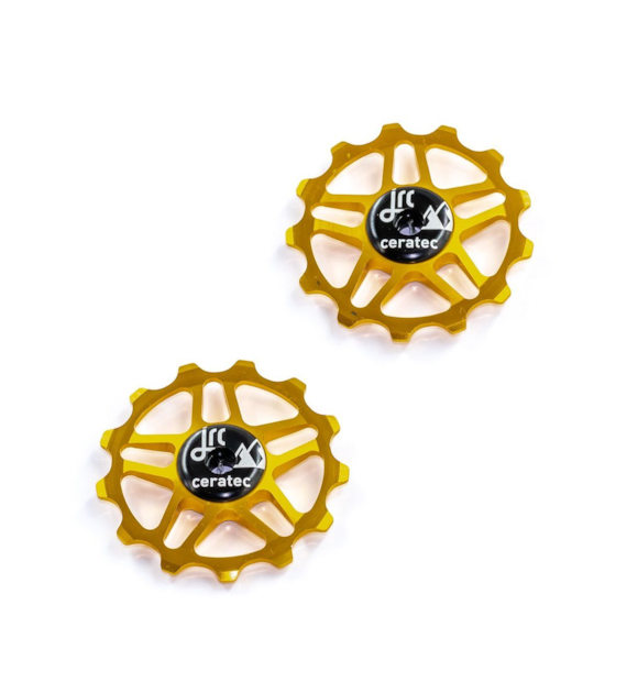 JRC Ceramiczne kółka przerzutki 13T Shimano MTB 12 speed Złoty