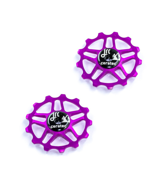 JRC Ceramiczne kółka przerzutki 13T Shimano MTB 12 speed Fioletowy
