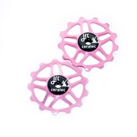 JRC Ceramiczne kółka przerzutki 13T Shimano MTB 12 speed Różowy