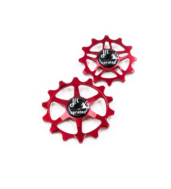 JRC Ceramiczne kółka przerzutki 14/12T SRAM Eagle Czerwony